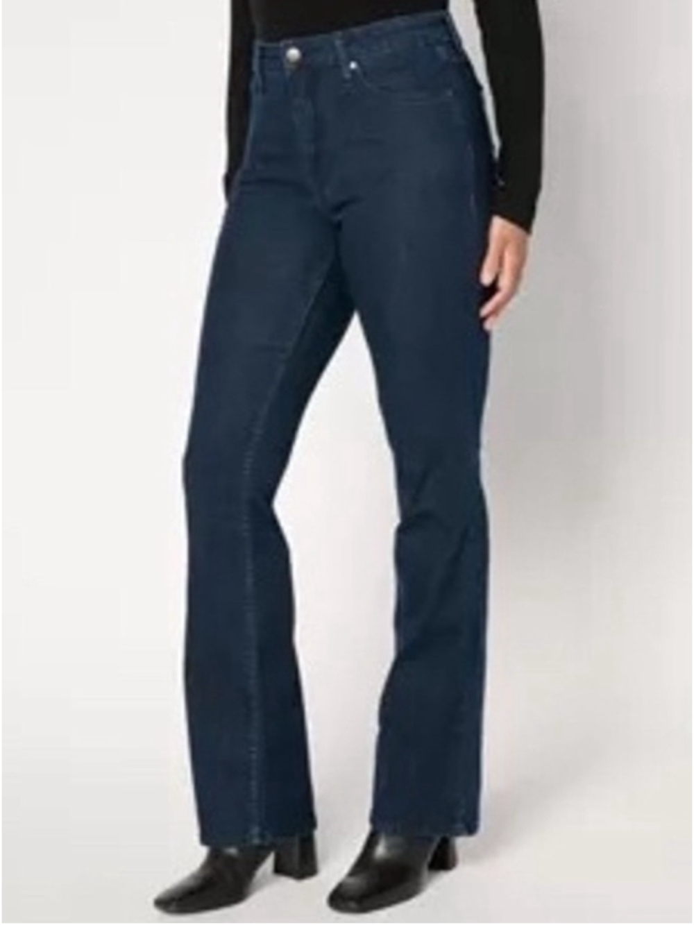 Beautiful by Lawrence Zarian Jeans, Size 12, Dark Wash Blue